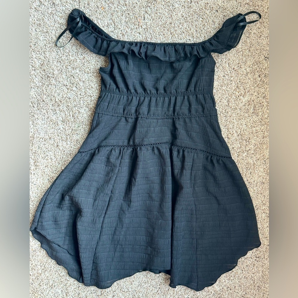 Black wild fable off the shoulder dress